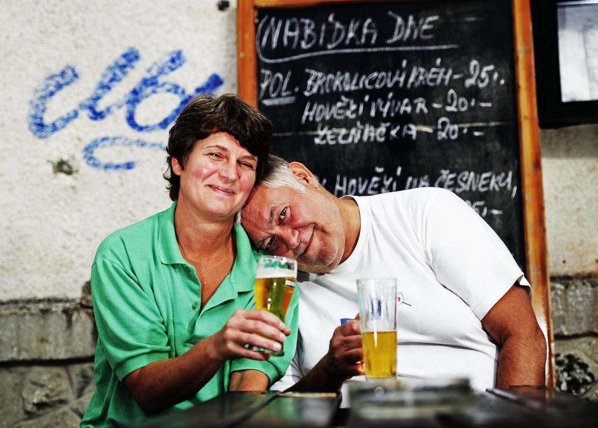 S manželkou Juditou zájde aj na pivo.